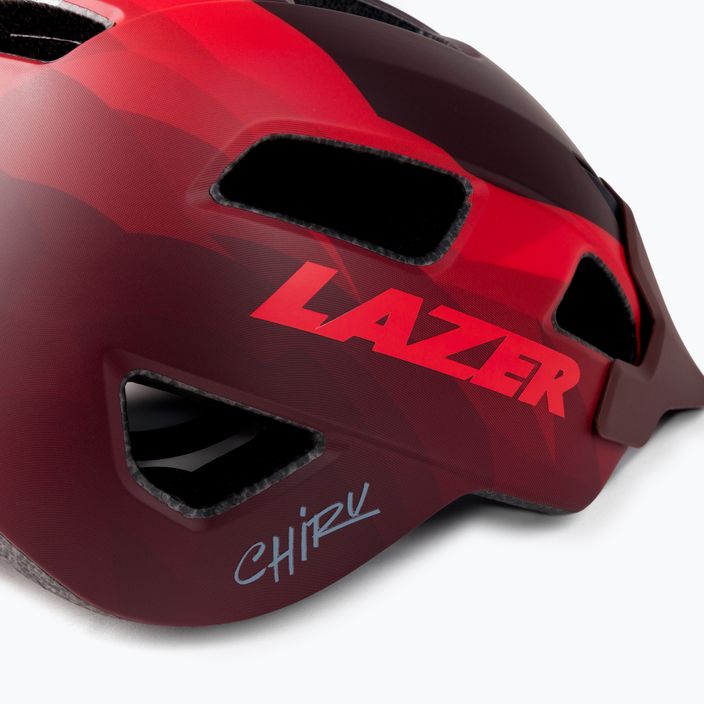 Casco per bicicletta Lazer Chiru rosso opaco 7