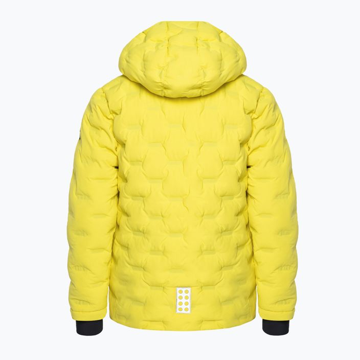 LEGO Lwjipe 706 giacca da sci per bambini giallo chiaro 2