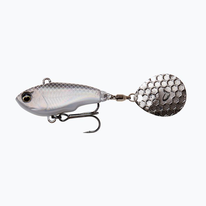 Savage Gear Fat Tail Spin Lure affondante bianco/argento