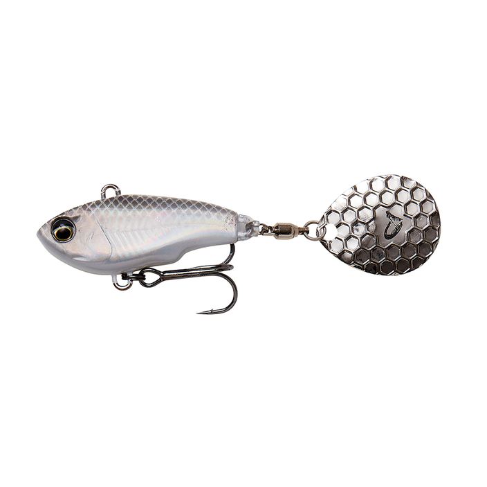 Savage Gear Fat Tail Spin Lure affondante bianco/argento 2