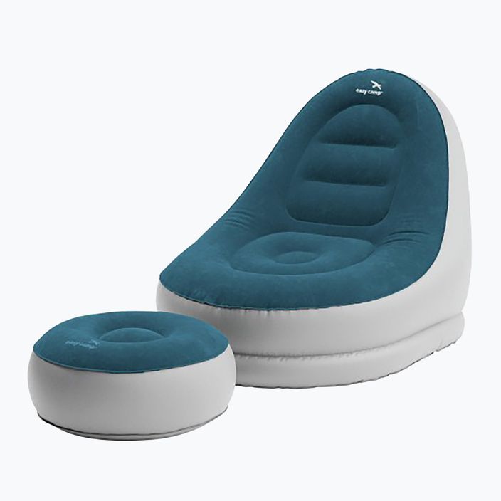 Easy Camp Comfy Lounge Set sedia da viaggio gonfiabile blu acciaio