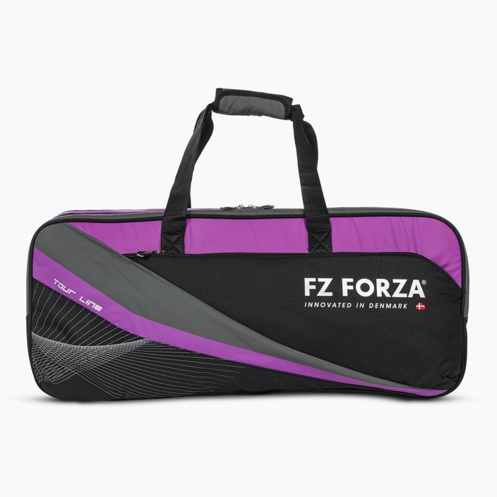 FZ Forza Tour Line Borsa da badminton quadrata 6 pezzi fiore viola