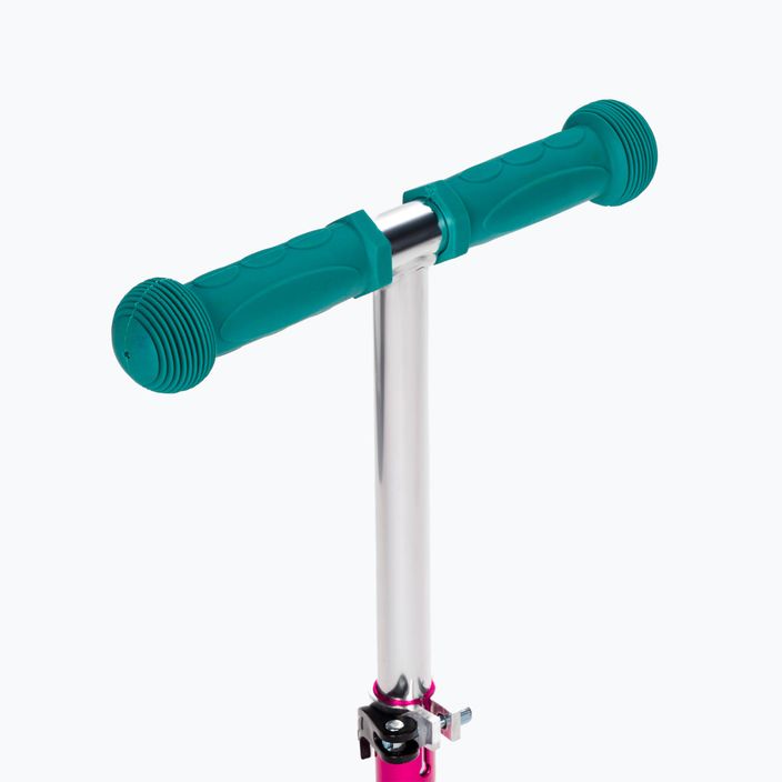 Triciclo scooter per bambini Meteor Tucan turchese/rosa 4
