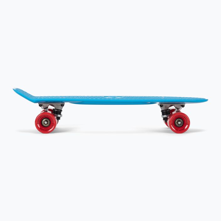 Meteor 23690 neon blu/rosso/argento footy skateboard 2