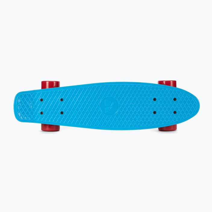 Meteor 23690 neon blu/rosso/argento footy skateboard 3