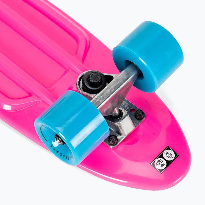 Meteor flip skateboard 23691 rosa neon/argento 7