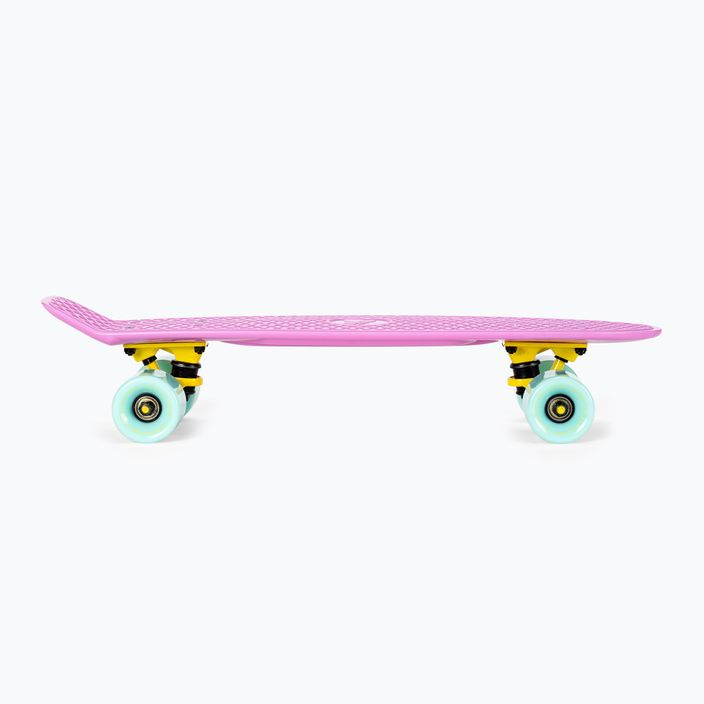 Meteor flip skateboard 23692 rosa pastello/menta/giallo 2