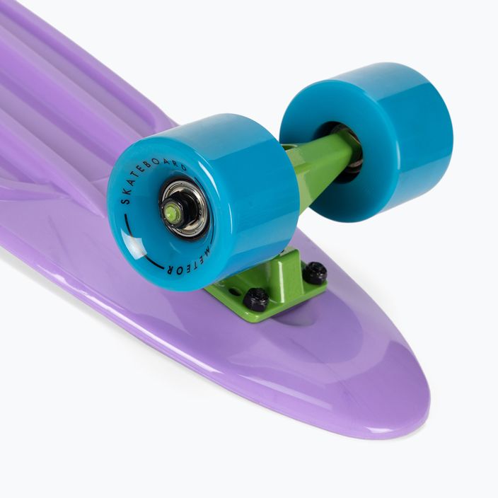 Meteor flip skateboard 23693 viola/blu neon/giallo neon 8