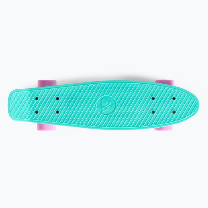 Meteor flip skateboard 23694 menta/rosa pastello/giallo 3