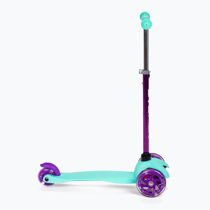 Triciclo scooter per bambini Meteor Tucan blu/viola 2