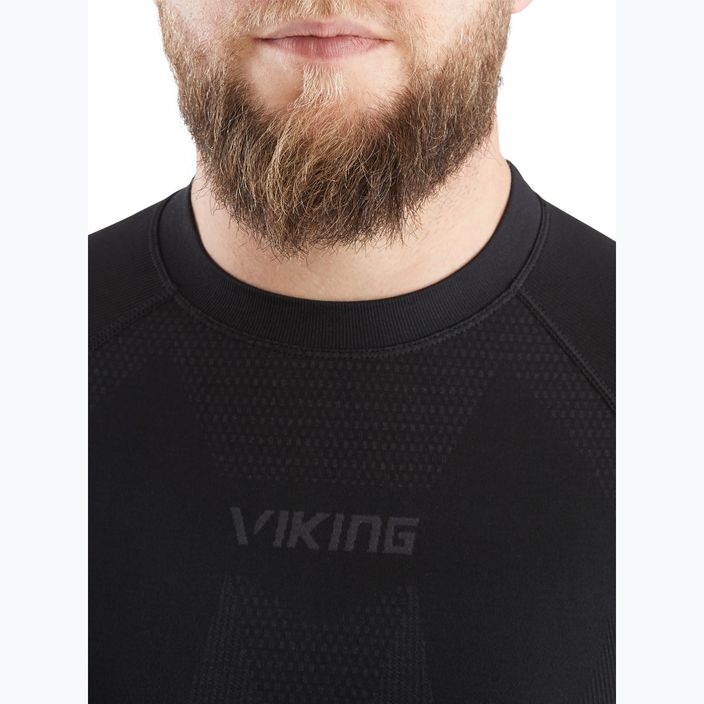 T-shirt termica da uomo Viking Eiger nero 3