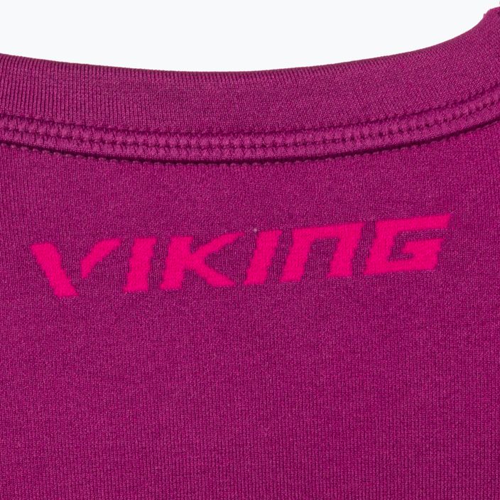 Set di biancheria intima termica per bambini Viking Skido Recycled rosa 10
