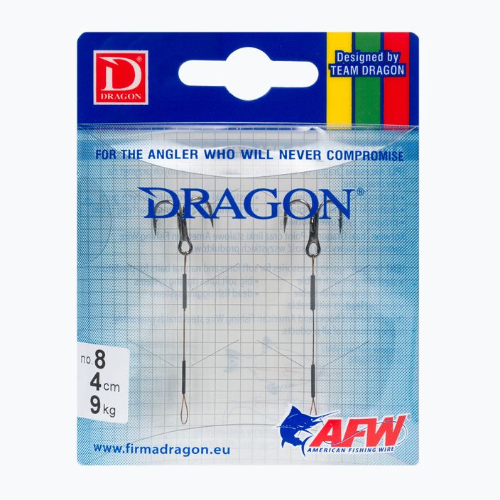 DRAGON Wire 1x7 2 esche artificiali argento PDF-59