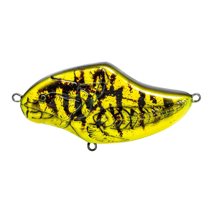 FishTank bersaglio in acciaio wobbler giallo 2
