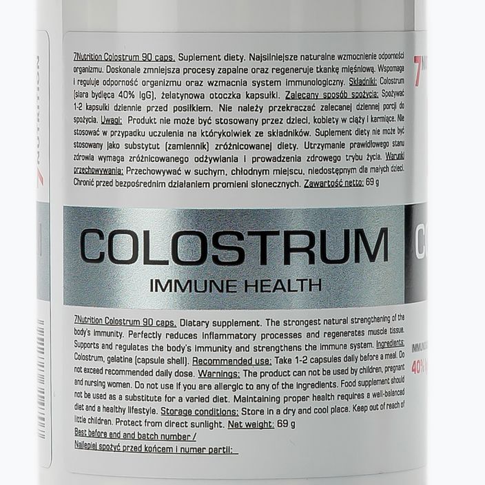 Integratore 7Nutrition Colostro 600 mg 90 capsule 3