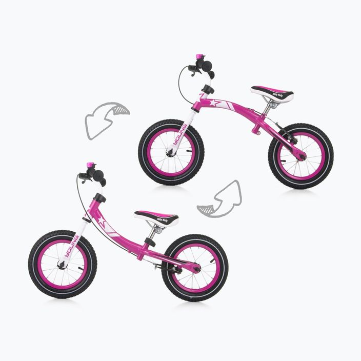 Milly Mally bicicletta da fondo Young rosa 8