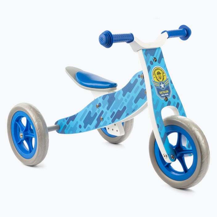 Milly Mally 2in1 triciclo da fondo Cool blue 2