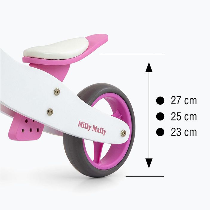 Milly Mally Jake, triciclo classico da corsa campestre rosa 9