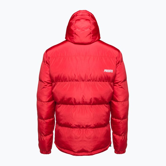 PROSTO giacca invernale da uomo Winter Adament rosso 2
