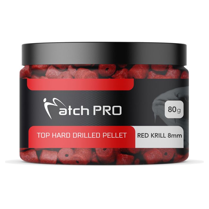 Pellet MatchPro Top Hard Drilled Krill con gancio da 8 mm 2