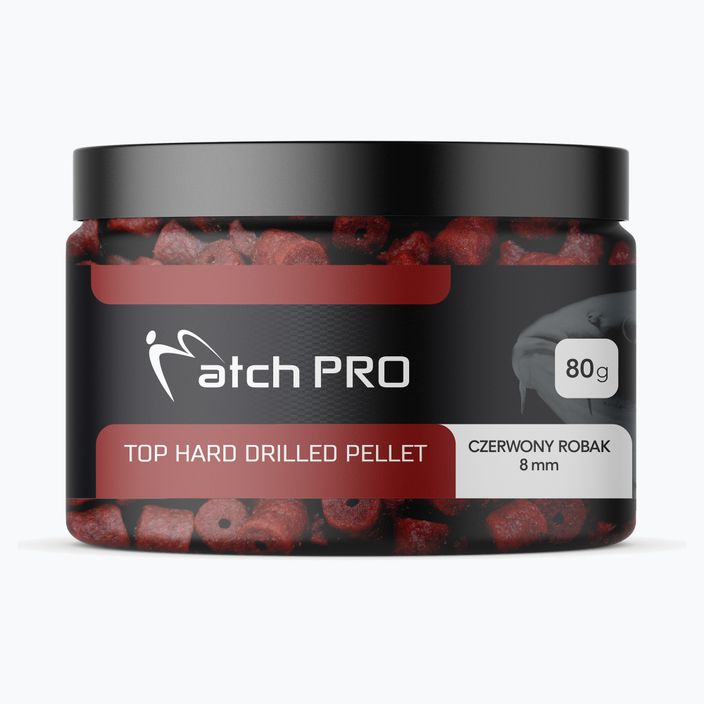MatchPro Top Hard Drilled Red Worm 8 mm pellet ad amo