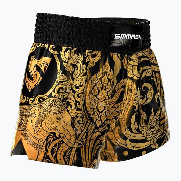 Pantaloncini da allenamento SMMASH Muay Thai Story da uomo, oro 4