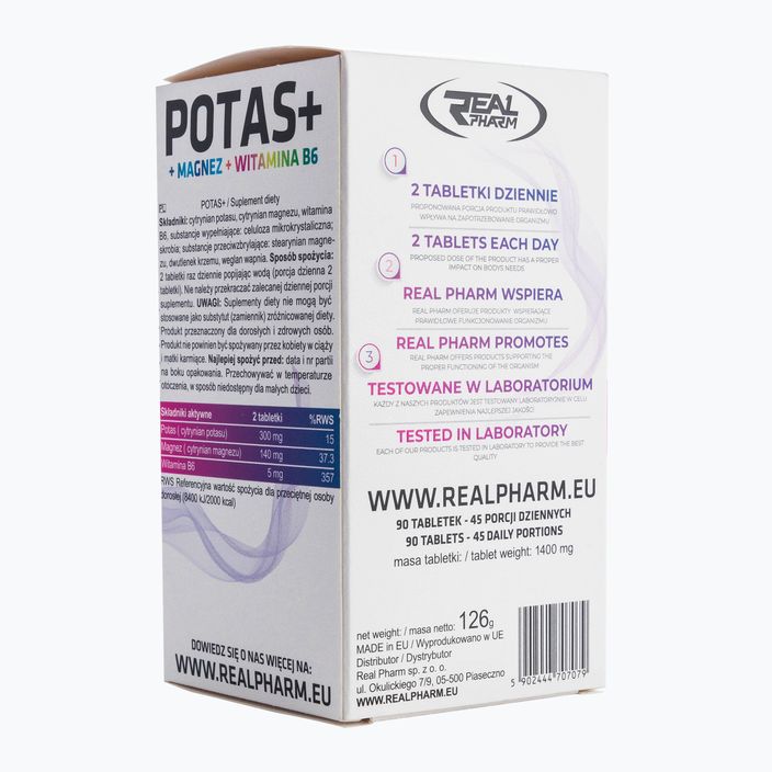 Integratore Real Pharm Potassio+Magnesio+B6 2