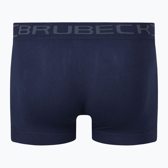 Boxer termico da uomo Brubeck BX10050A Comfort Cotone blu navy 2