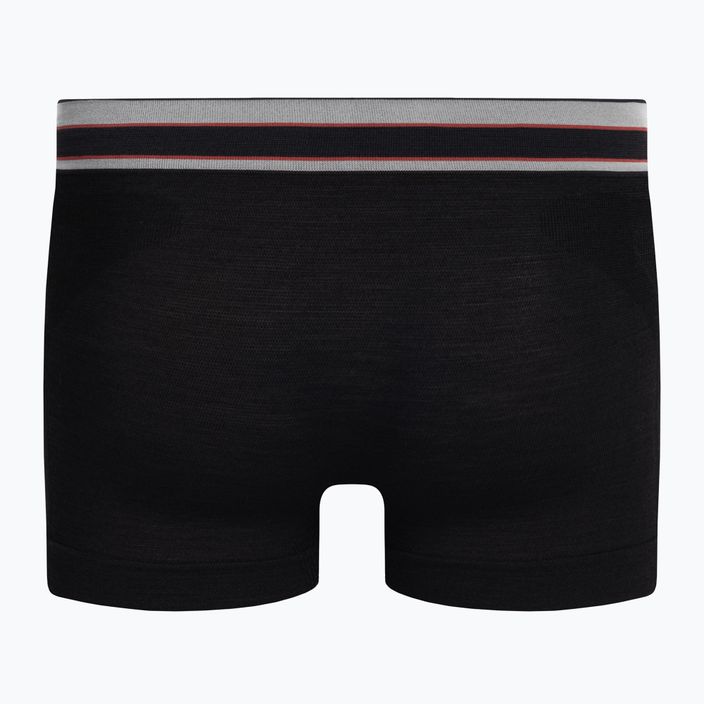 Boxer termico da uomo Brubeck BX10870 Active Wool nero 2