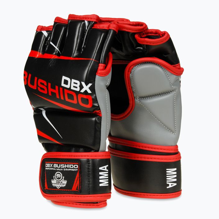 Guanti da allenamento per MMA e allenamento al sacco DBX BUSHIDO nero-rosso E1V6-M 7