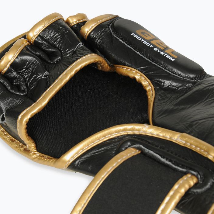 DBX BUSHIDO guanti da allenamento MMA in pelle nera Arm-2011D-L 12