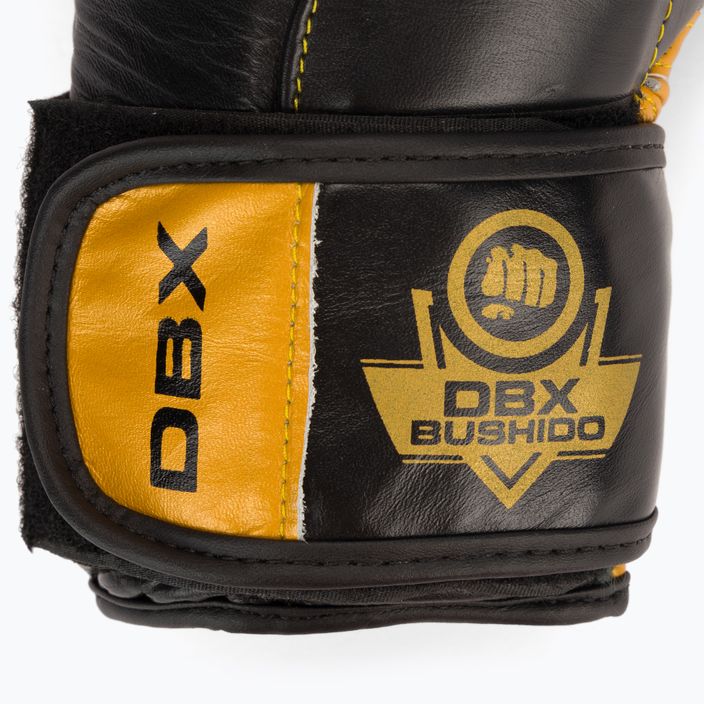 DBX BUSHIDO guantoni da boxe in pelle naturale neri B-2v14 5