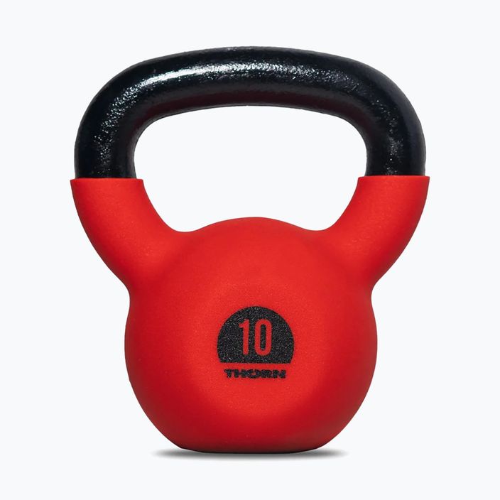 THORN FIT Kettlebell in ghisa da 10 kg rosso