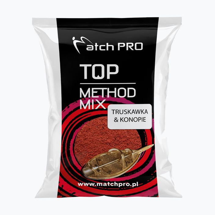 MatchPro Methodmix Strawberry & Hemp Fishing Groundbait 700 g