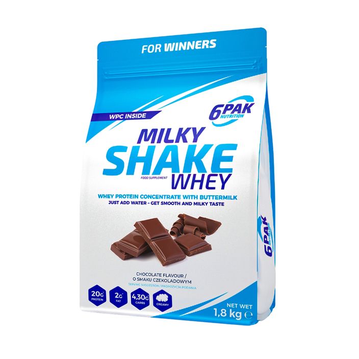 Siero di latte 6PAK Milky Shake 1800 g Cioccolato 2