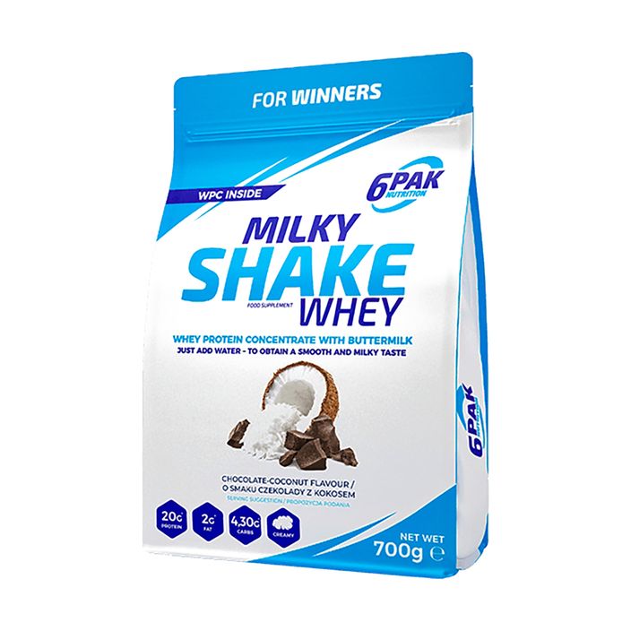 Siero di latte 6PAK Milky Shake 700 g Cocco-cioccolato 2