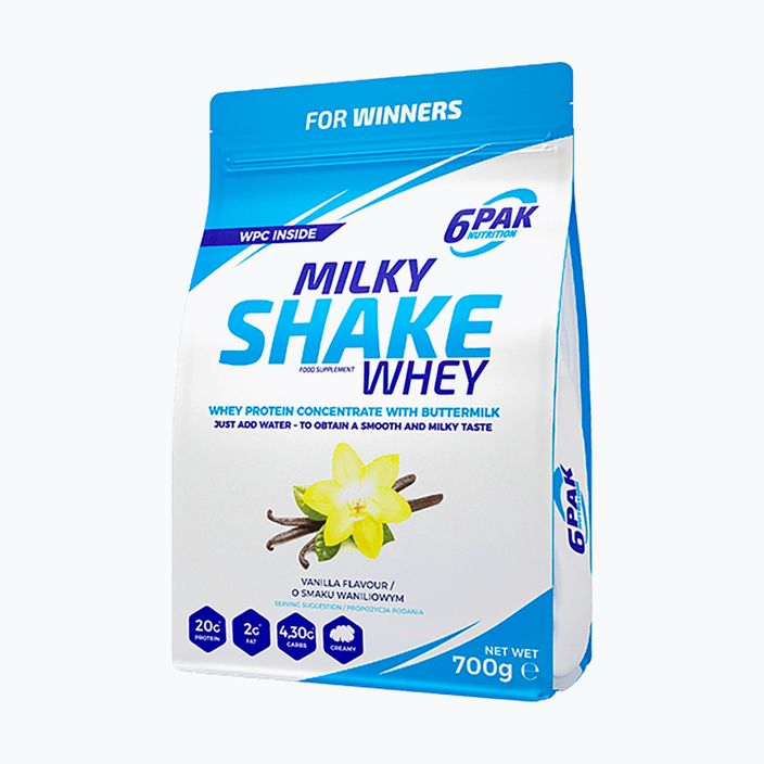 Siero di latte 6PAK Milky Shake 700 g Vaniglia