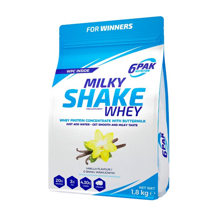 Siero di latte 6PAK Milky Shake 1800 g Vaniglia 2