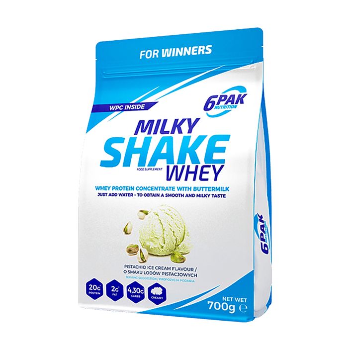 Siero di latte 6PAK Milky Shake 700 g Gelato al pistacchio 2