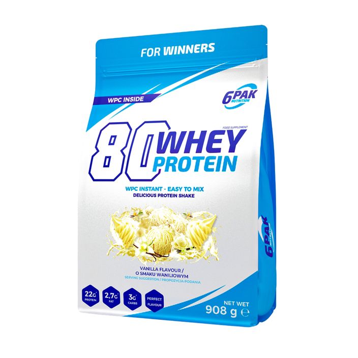Proteine del siero di latte 6PAK 80 908 g Vaniglia 2