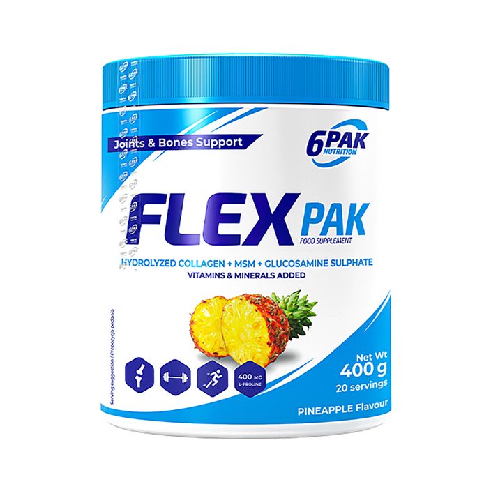 Integratore 6PAK Flex Pak 400 g Ananas 2