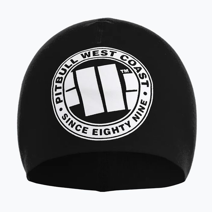 Berretto invernale Pitbull West Coast con grande logo bianco/nero 2