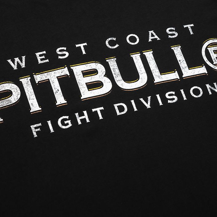 Maglietta Fight Club Pitbull West Coast da uomo, nero 3