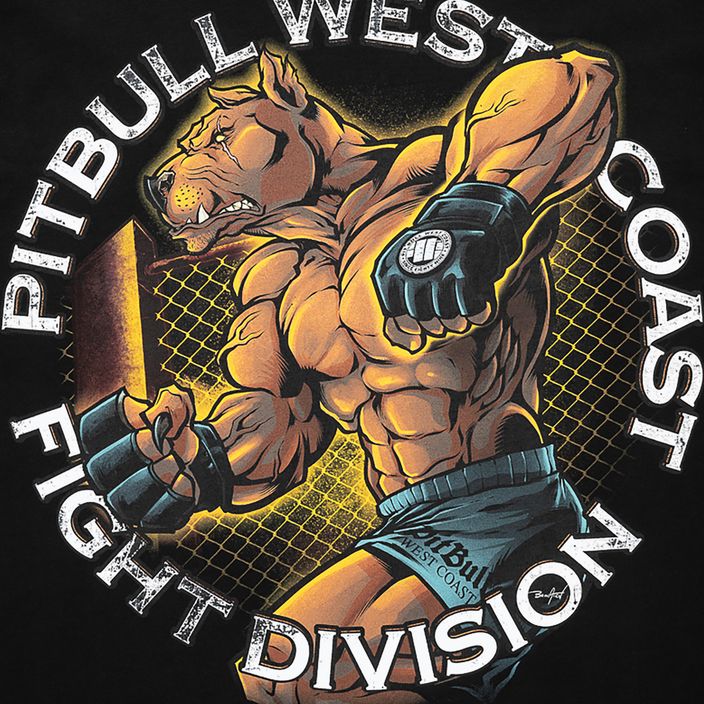 Maglietta Fight Club Pitbull West Coast da uomo, nero 5