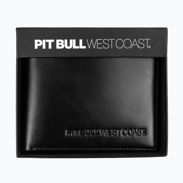 Portafoglio da uomo Pitbull West Coast Embosed Leather National City nero 7
