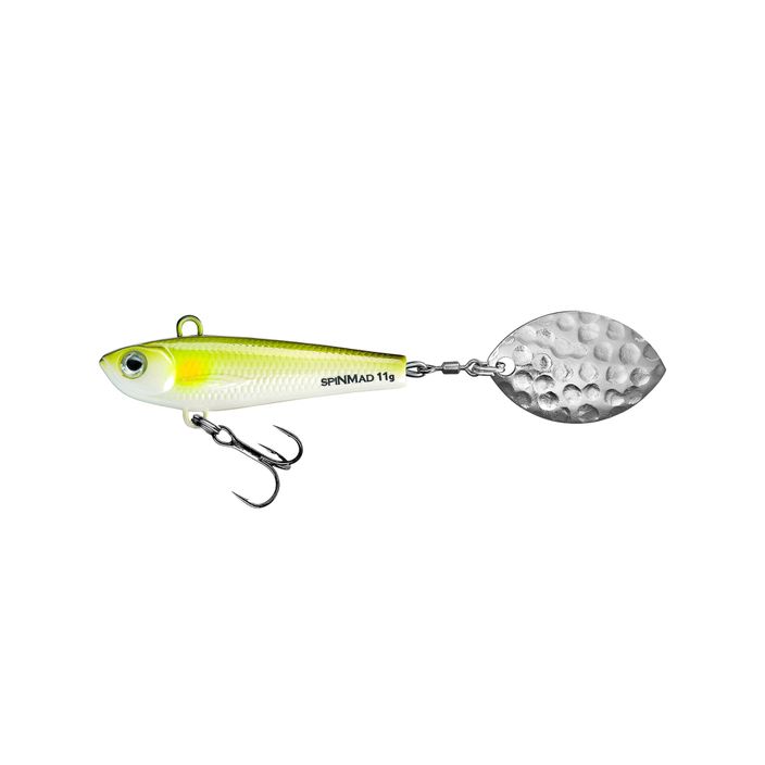 SpinMad Pro Spinner Tail esca giallo e bianco 2904 2