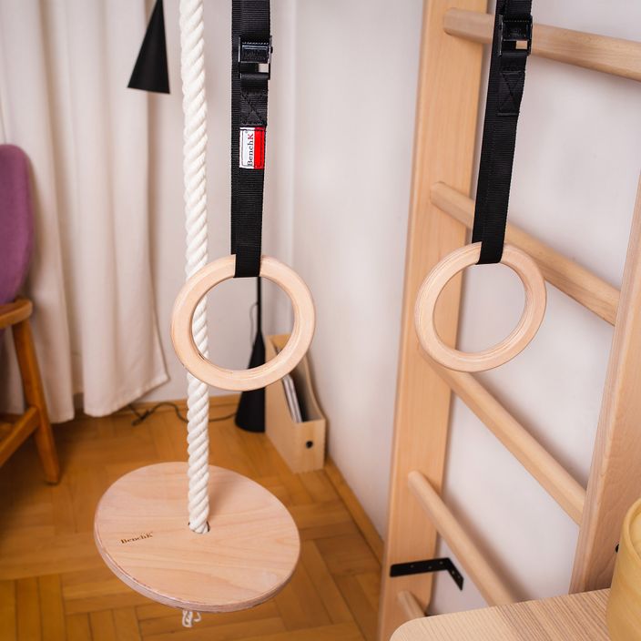 Set di accessori da ginnastica per bambini BenchK in legno naturale A/204 6