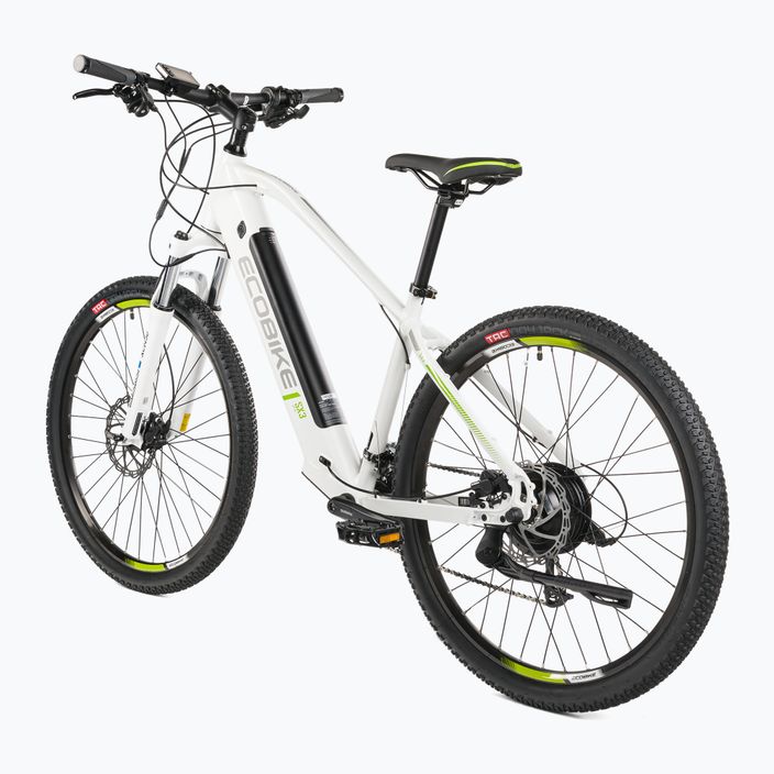 EcoBike SX3 36V 13Ah 468Wh X-CR LG bicicletta elettrica bianca 3
