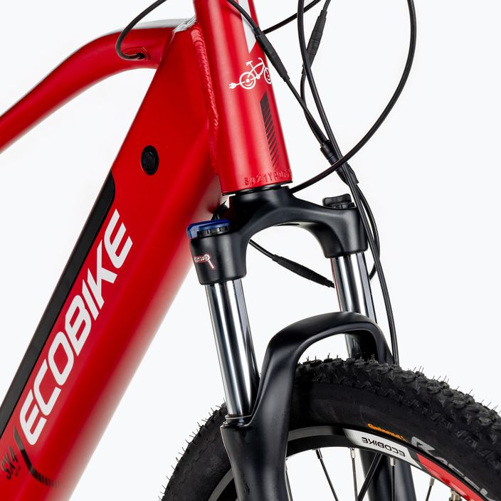 Bicicletta elettrica EcoBike SX4 36V 13Ah 468Wh X-CR LG rosso 8