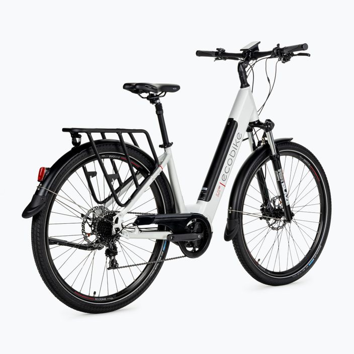 Bicicletta elettrica EcoBike LX300 48V 10,4Ah 499,2Wh X300 Greenway bianco 3